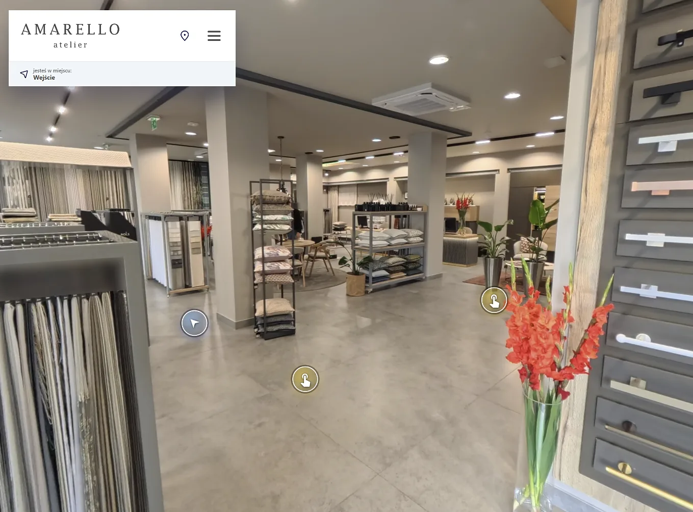 Wirtualny spacer 3D po salonie Amarello